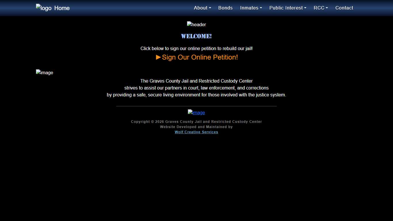 Graves County Jail and Restricted Custody Center: Home Page