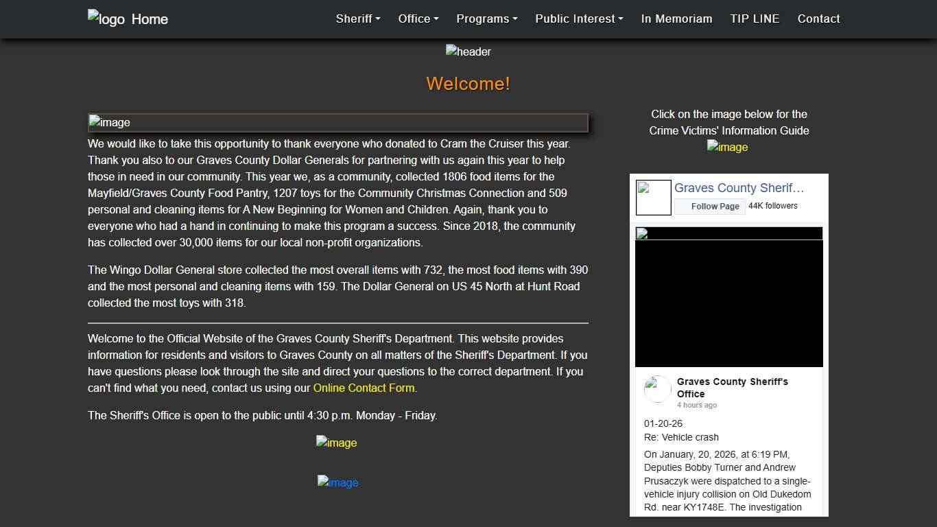 Graves County Sheriff's Department - Home Page